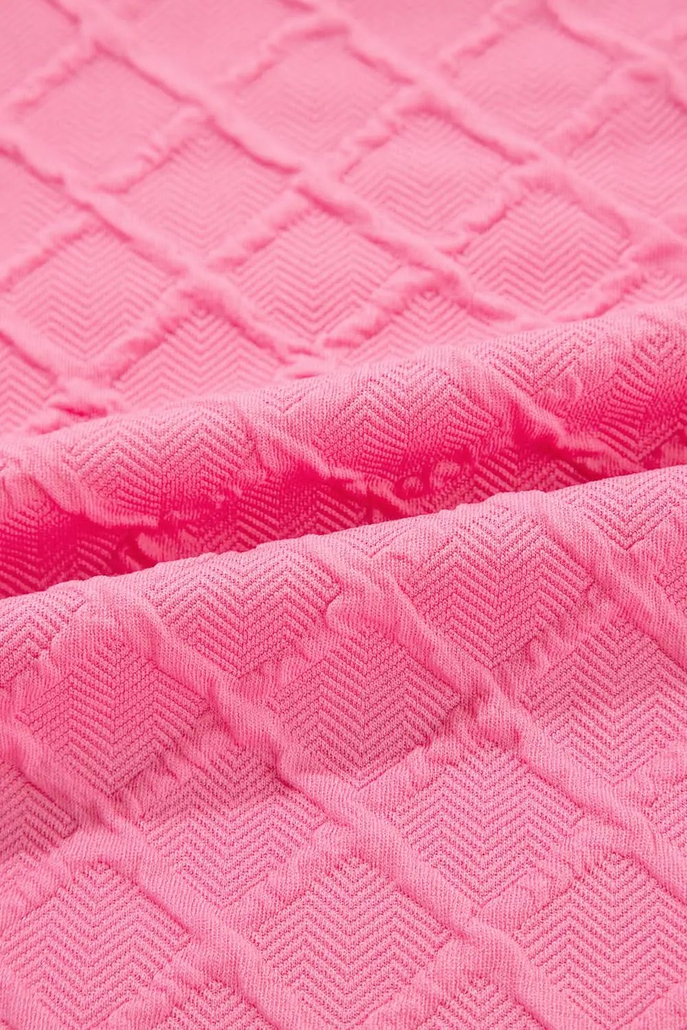 Sachet pink checkered lounge set - Love Salve